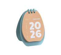 26 Recyclable Polystyrene Desk Calendar Twist Limit Notes with Space for Task Planning Scheduling 6 Calendar Planner