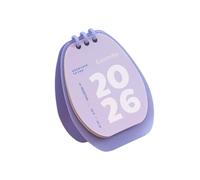 26 Recyclable Polystyrene Desk Calendar Twist Limit Notes with Space for Task Planning Scheduling 6 Calendar Planner