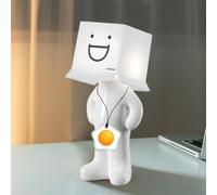 (26) Shy Boy Table Lamp, White Elephant Lamp Gifts for Adults, Funny Lamps Bedside Night Light, USB Rechargeable Creative Lamp Christmas Gifts