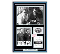 (26) The Kray Twins Ronnie Kray & Reggie Kray Signed A4 Photograph (21 X 297 CM) Art Work Wall Art Display (REPRINT) #####