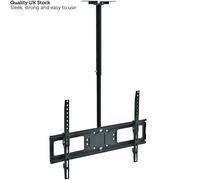 26 to 60" Large Ceiling Mount TV Bracket Adjustable LED Television Pole Stand