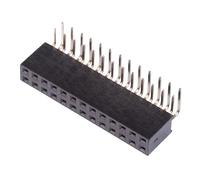 26-Way Double Row Right Angle PCB Socket 2.54mm Electronic Components (Pack of 10)