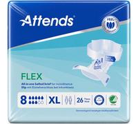 26 x Attends Flex 8 | Extra Large | Adult Unisex Incontinence Flex| 1 Pack of 26