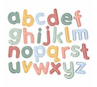26 x Silicone Lower Case Alphabet Letters for Kids Spelling Set