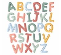 26 x Silicone Upper Case Alphabet Letters for Kids Spelling Set