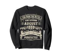 26 Year old Bday Gifts For Men August 1999 26th Birthday Sweatshirt