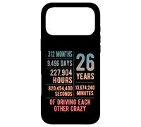 26 Years Married Funny 26th Wedding Anniversary Case for iPhone 17 Pro Max