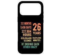 26 Years Married Funny 26th Wedding Anniversary Case for iPhone 17 Pro Max