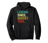 26 Years Old Awesome Since August 1999 26th Birthday Gifts Pullover Hoodie