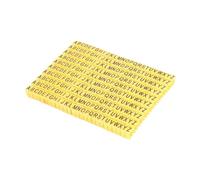 260/390 Pcs Cable Markers Colourful C-Type Marker Letters Tag Label for 2-8mm Wire Network for Marking The Color-Coded Cables(M-4(10.0mm) 260PCS)