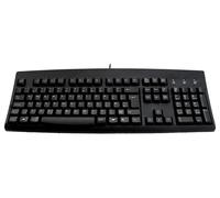 260 Professional Full Size Wired USB Keyboard, Black - KYBAC260-UBLKEUR