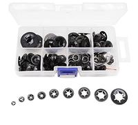 260 x Starlock Internal Teeth Lock Washers Black (9 Sizes) M2/‿M2.5/◕M3/❉M4/‿M5/❉M6/❉M8/‿M10/M12