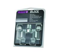 26002SUB Wheel Lock Bolts Black SUB M12 x 1,25, flat seat, total length 63,0 mm, Overall length 63,0 mm, Hex size 17mm, Key diameter 25,8 mm