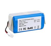 2600mAh 14.4 V Replacement Battery Compatible with Tikom L9000, G8000, L8000, Compatible with Yeedi K600, K650, K680, K700, K730, 1PC