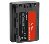 2600mAh NP-FZ100 NPFZ100 Replacemen Dual USB Charger ZV-E1 A7III A7IV FX3 FX30 A6600 A6700 A1 A7C A9II(1PCS B with charger)