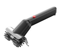 2600mAh Stainless Steel Electric Grill Brush with Water Spray & LED Light 100 Mins Runtime Rechargeable BBQ Cleaner 2 Speed Modes Rotary Grill Brush Heat Resistant for Cleaning Various (Style A)