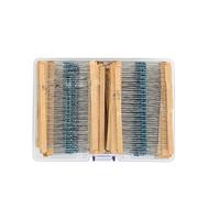 2600Pcs 1/4W 0.25 Watt 130 Values 1 Ohm-3M Ohm Resistor Assortment Kit Metal Film Fixed Electrical Resistors Assortment with 1% Tolerance,Resistor Assorted Resistance Optional