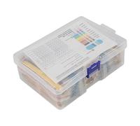 2600pcs 1/4W Metal Film Resistor Kit 130 Values Ohm to 10M
