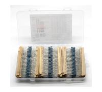2600pcs/Lot 130 Values 1/4W 0.25W 1% Metal Film Resistors Assorted Pack Kit Set Lot Resistors Assortment Kits Fixed resistor CZAOINCU