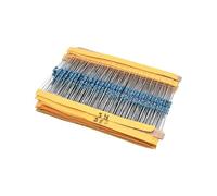 2600pcs/lot 130 Values 1/4W 0.25W 1% Metal Film Resistors Assorted Pack Kit Set Lot Resistors Assortment Kits Fixed resistor BIANMTSW(2600PCS without Box)