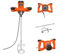 2600W 240V Concrete Mixer Machine - 6 Speed Adjustable Electric Mixer with M14 Threaded Rod & 1.5M Cable - Ideal for Paint Stirrer, Cement Mixer, Drill Paddle Mixer