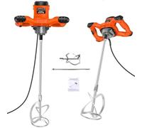 2600W Electric Handheld Paddle Mixer Concrete Mixer, Portable Plaster Mixing Tool Adjustable 6 Speed, 230V Mixing Paddle Stirring Tool for Mortar Grouts Paint Cement Plaster Plastering