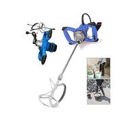 2600W Electric Mortar Mixer Paddle Cement Plaster Paint Stirrer 6 Speed, Soft Start, for Paint, Plaster, Cement, Concrete and Mortar