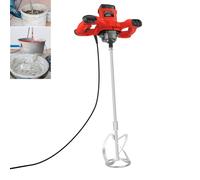 2600W Electric Power Plaster Mixer | 120 mm Diameter Swirl Paddle | Paint Mixer with 6 Speed 0-1700 U/min | Power Handheld Tool for Mixing Plaster/Paint/Mortar/Glue/Adhesive/Concrete, Red