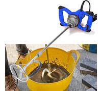 2600W Mortar Mixer Cement Paint Plaster Electric Mixer Machine M14 Stirring Tool Mount Electric Agitator 6 Speed Adjustable 1500RPM