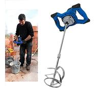 2600W Portable Paddle Mixer Adjustable 6 Speed, Handheld Electric Stirrer Drill Mix Stirring Tool for Mortar Grouts Paint Cement Plaster Plastering