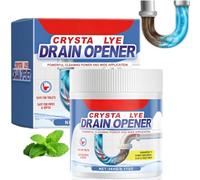 260G Crystal L/ye Drain Opener,Powerful Pipe Dre/dging Agent,Sink Unblocker Drain Cleaner Powder,Toilet Cleaner Foam Unblo/cker,Purp/ose Cleaning Products Kitchen,Pipe Dra/in Opener Unblocker Shower
