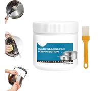 260G Powerful Burnt Residue Remover Paste for Cookware, Pot Bottom Black Stain Cleaner, Heavy Duty Stainless Steel Cleaner & Polish, All Purpose Pot Cleaner, Multi-Purpose Kitchen Cleaning Agent