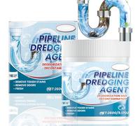 260g Sink and Drain Cleaner,Toilet Cleaning Foam Powder,Pipe Dredge Deodorant,Powerful Drain Unblocker,D/rain Clog Remover,Removes Odors,Kitchen&Bathroom Cleaning Products,Safe for All Pipes