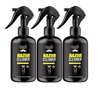 260ml Razor Cleaning Liquid, Cleaning Spray, Compatible With Braun S3-S9 Series, Compatible With Philips S3000-S9000 Series, Compatible With Panasonic ES Series(3 PCS)