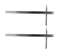 260mm Circular Saw Guide Ruler with Bumper Hole Fix Kit for 7 Inch Electric Circular Saws - Metal Rip Fence Scale for Accurate Repeated C