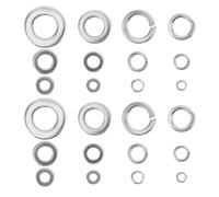 260pcs Assorted Stainless Steel Split Lock Washers M3-m10 Spring | Textured Surface for Increased Friction, Suitable for Outdoor and Marine Environments, Fits Pump Fasteners and Electrical