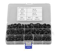 260PCS O Ring Kit, Metric Rubber O Rings Assortment Set | Assorted O Ring Rubber Washer Set, Nitrile Rubber Sealing Gasket Washers for Air Plumbing Fuel Injector