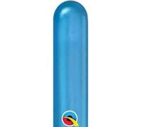 260Q Chrome Blue 100Ct Qualatex Plain Latex Modelling Balloons