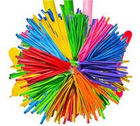 260q Long Balloons - 25 Pack Mix Modelling Magic Twisting Animal Balloons for Birthday Party, Wedding, Festival Decoration