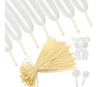 260q Long Balloons Clear Modelling Balloons, 100pcs Twisting Animal Long Magic Latex Balloon for Balloon arch Birthday Wedding Christmas Party