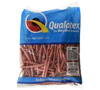 260Q Rose Gold 100Ct Qualatex Plain Latex Modelling Balloons