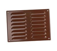 260x190mm / 10x7" inch Brown Metal Air Vent Grille Cover with Insect Mesh - Ventilation Cover