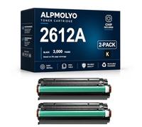 2612A High Yield Toner Cartridge Replacement for Q2612A, Compatible with HP 1020Plus/1022/1010/1012/1015,with Chip