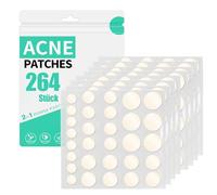 264 Count Pimple Patches for Face Hydrocolloid Patches Patch to Cover Zit & Blemishes Spot Stickers Invisible Spot Patches Breakout Fighting Dots For Day and Night Use (B2)