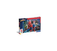 Clementoni - 26444 - Supercolor Puzzle for children-Spider Man-60 Pieces Maxi