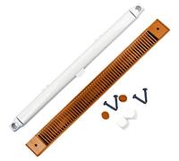 264mm EA2200 White Inside Oak Outside MJ2000 Trickle Slot Vent for uPVC, Timber, Vinyl and Aluminium Window Prevents Condensation, Damp & Mould by Air Ventilation Adjustable Flap