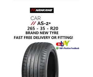 265 30 20 NANKANG AS-2+ Brand New Tyre WET GRIP A RATING 26530R20 FREE P/P