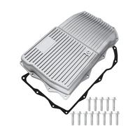 265-850 Upgraded Aluminum Transmission Pan with Drain Plug Gasket & Filter | Fits Ram 1500/2500/3500, Jeep Grand Cherokee, Dodge Durango/Challenger/Charger, Chrysler 300, 8-Speed Automatic Transmission