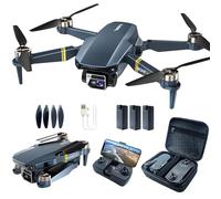 2650 ft Control Range Super Endurance Foldable Drone with Camera for Beginners-60+ min Flight Time, WiFi Quadcopter with 4K HD Camera, Brushless Motor, Auto Hover, Follow Me (3 Batteries)