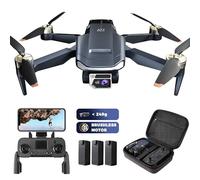 2650 ft Control Range Super Enduring Brushless Motor Drone with 84 Mins Super Long Flight Time, Drone with 4K HD Camera for Beginners, CHUBORY A77 WiFi Quadcopter, Follow Me, Auto Hover, 3 Batteries